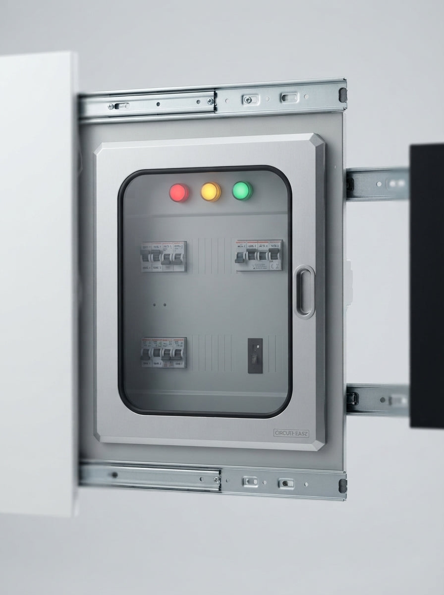 Modern Sliding Electrical Panel Cover
