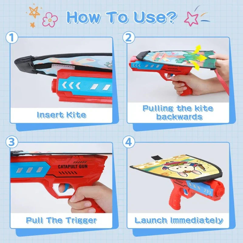 Flying Kite Gun Toy