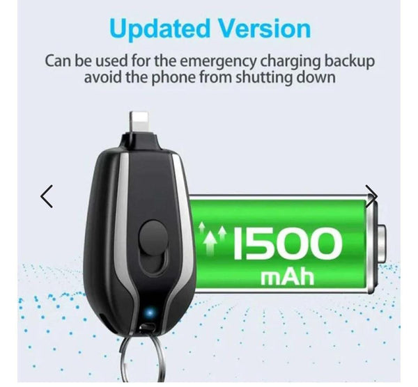 2-in-1 Portable Charging Cable Keychain
