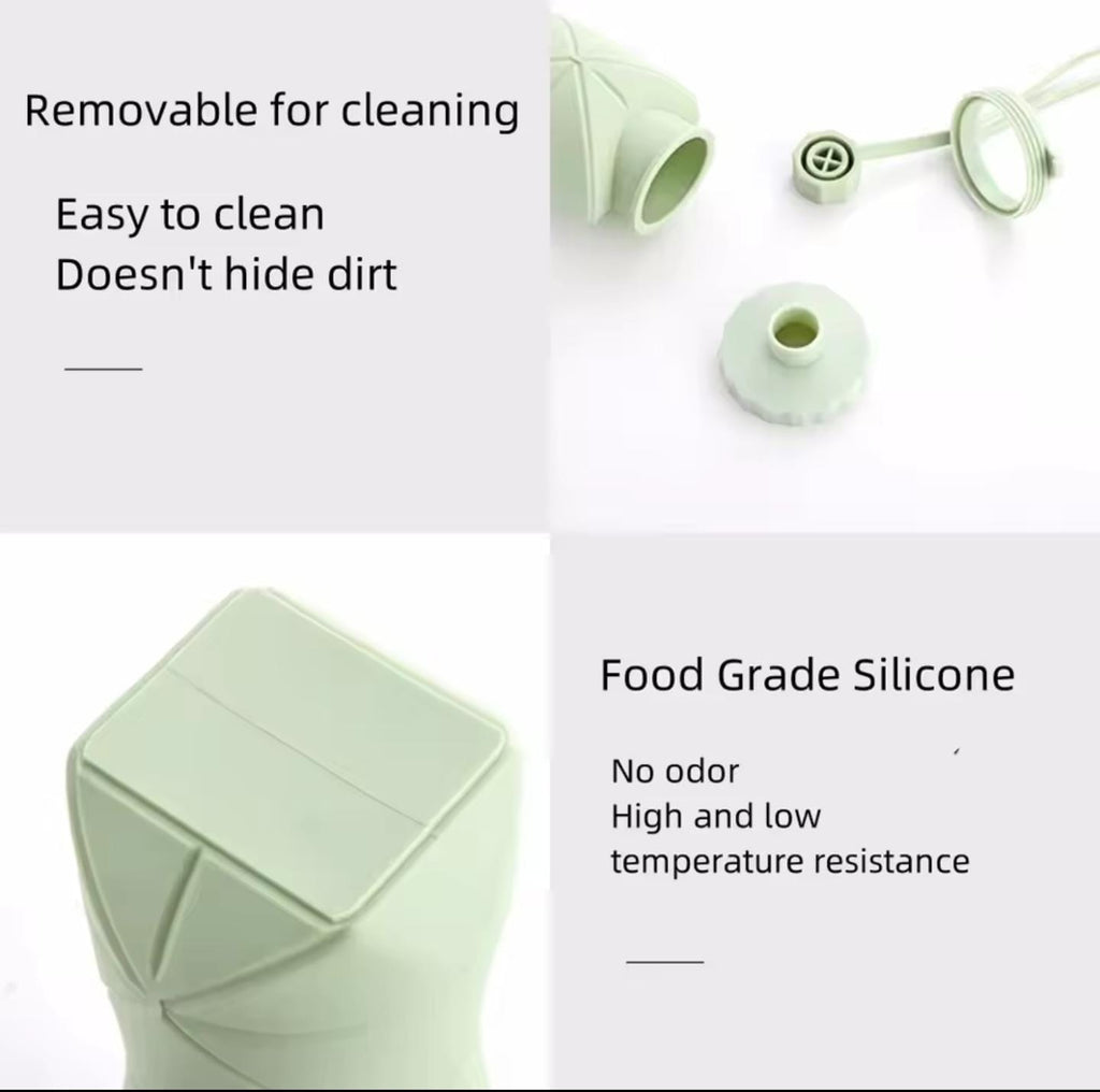 Collapsible Silicone Water Bottle