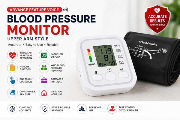 🩺 Advance Feature Voice Blood Pressure Monitor 🩺