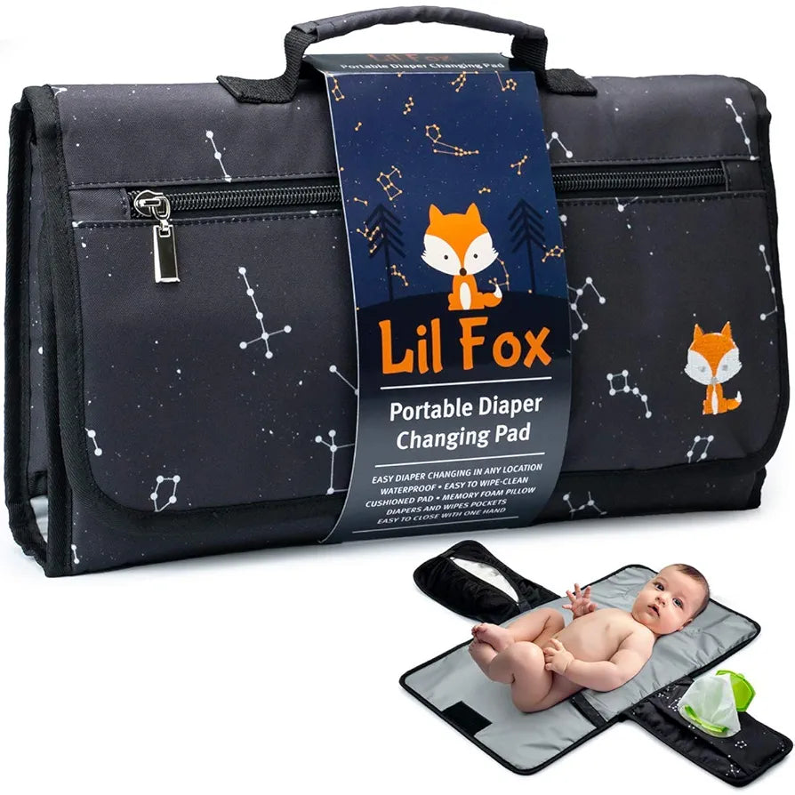 Portable Paded Waterproof Baby Diaper & Clothes Changing Pad